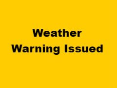 yellow weather warning